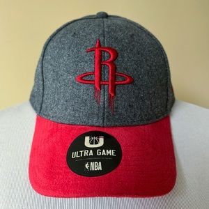 Houston Rockets Snapback Hat Mens NBA Fan Gift Gear Gray Red Basketball Sporty